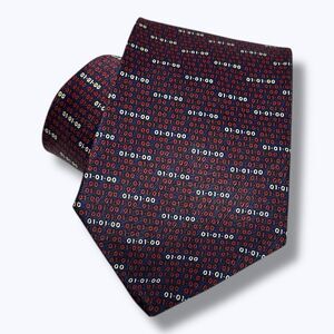 Mark of The Millennium Y2K Tie 01-01-00 Programmer Binary Tech 2000 VTG Novelty